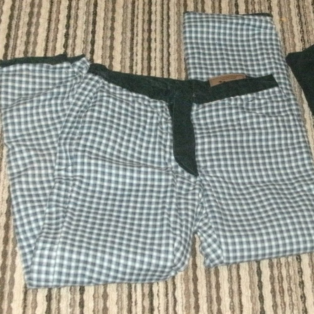 TWO pairs of JAGUAR Flannel Lined Black 5 Pocket Denim Jeans size 34 X 32 - Picture 2 of 4
